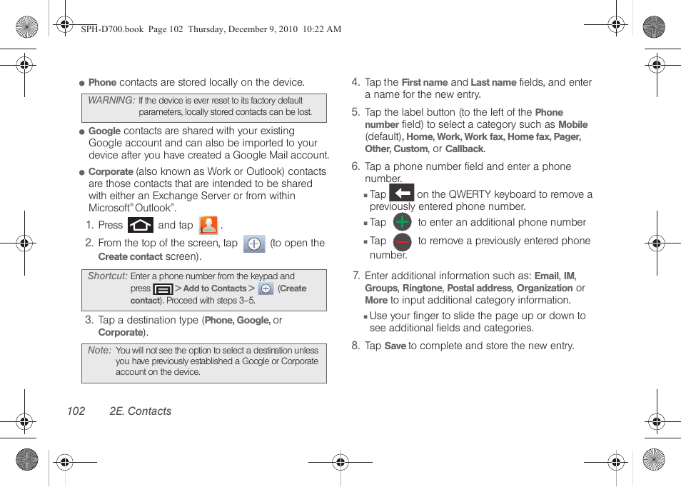 Samsung OPH-D700ZKMSPR User Manual | Page 116 / 282