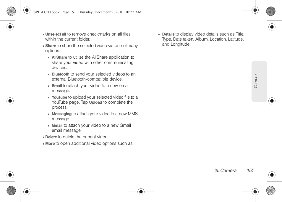 Samsung OPH-D700ZKMSPR User Manual | Page 165 / 282