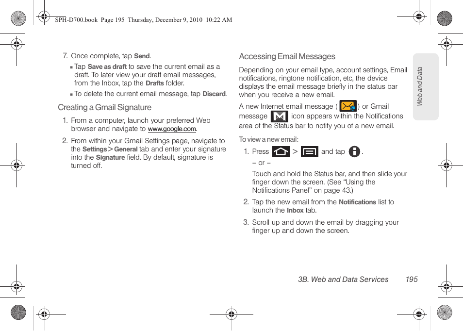 Samsung OPH-D700ZKMSPR User Manual | Page 209 / 282