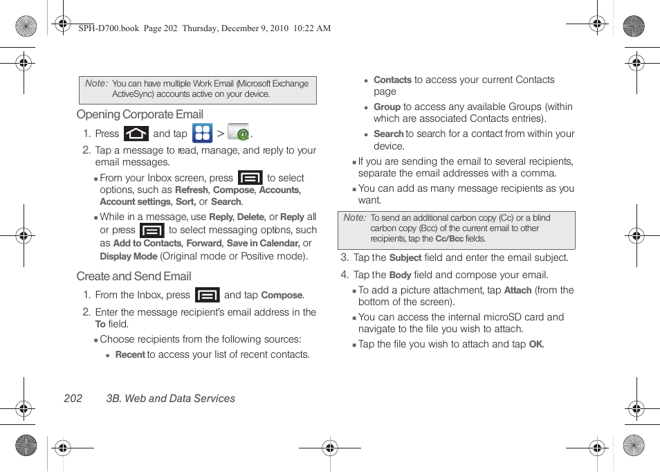 Samsung OPH-D700ZKMSPR User Manual | Page 216 / 282