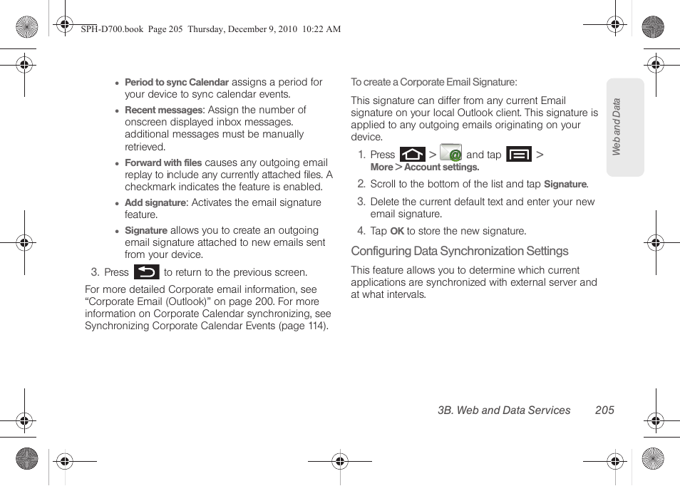 See “configuring data | Samsung OPH-D700ZKMSPR User Manual | Page 219 / 282