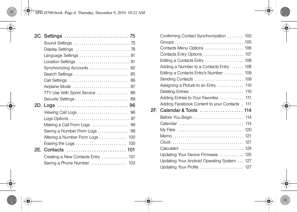 Samsung OPH-D700ZKMSPR User Manual | Page 4 / 282
