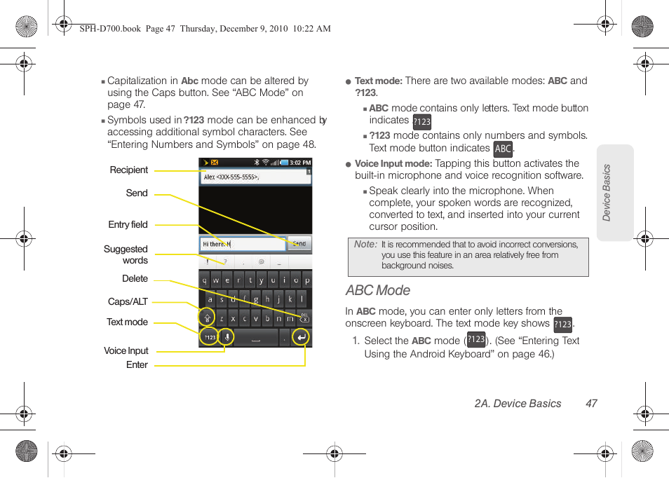 Abc mode | Samsung OPH-D700ZKMSPR User Manual | Page 61 / 282