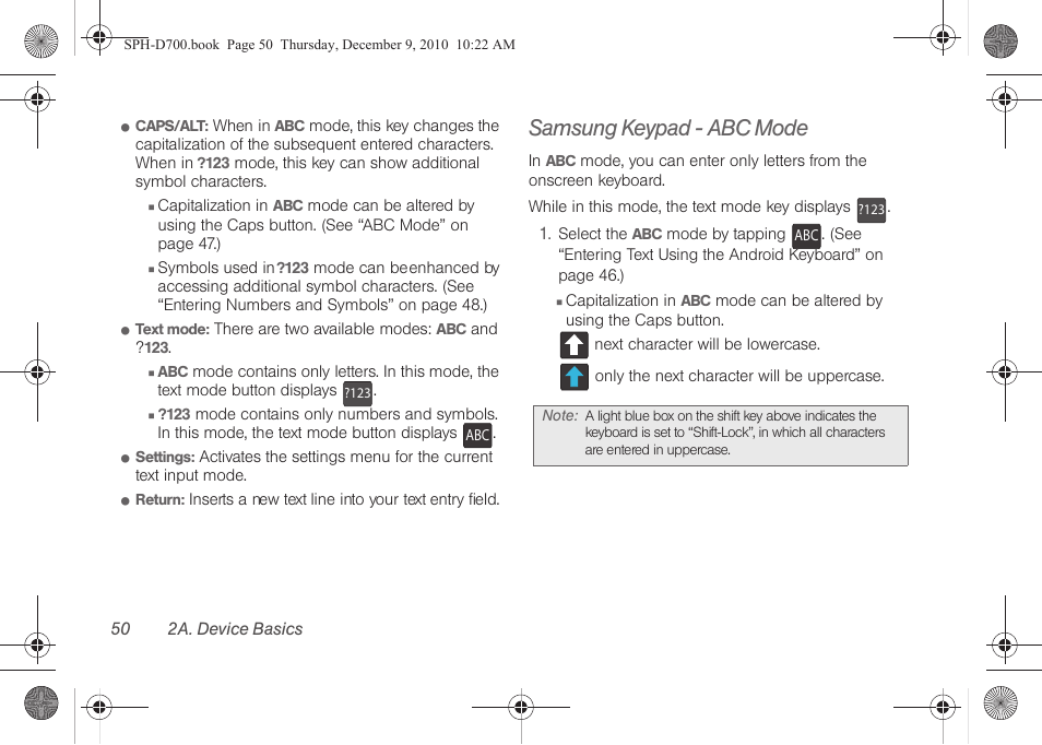 Samsung keypad - abc mode | Samsung OPH-D700ZKMSPR User Manual | Page 64 / 282