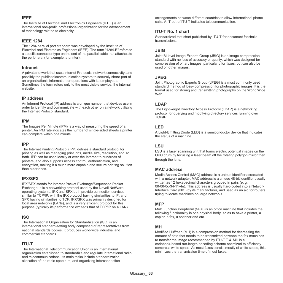 Samsung ML-2540-XAA User Manual | Page 63 / 66