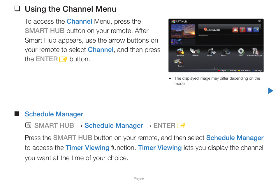 Channel menu, Using the channel menu | Samsung PN59D6500DFXZA User Manual | Page 3 / 287