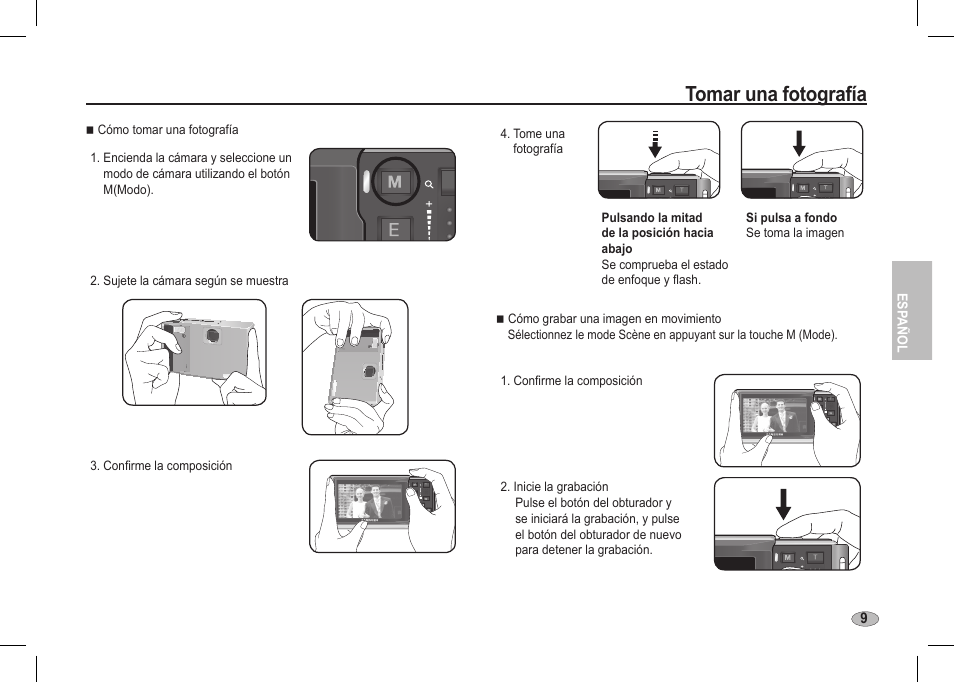 Tomar una fotografía | Samsung I80 User Manual | Page 50 / 62