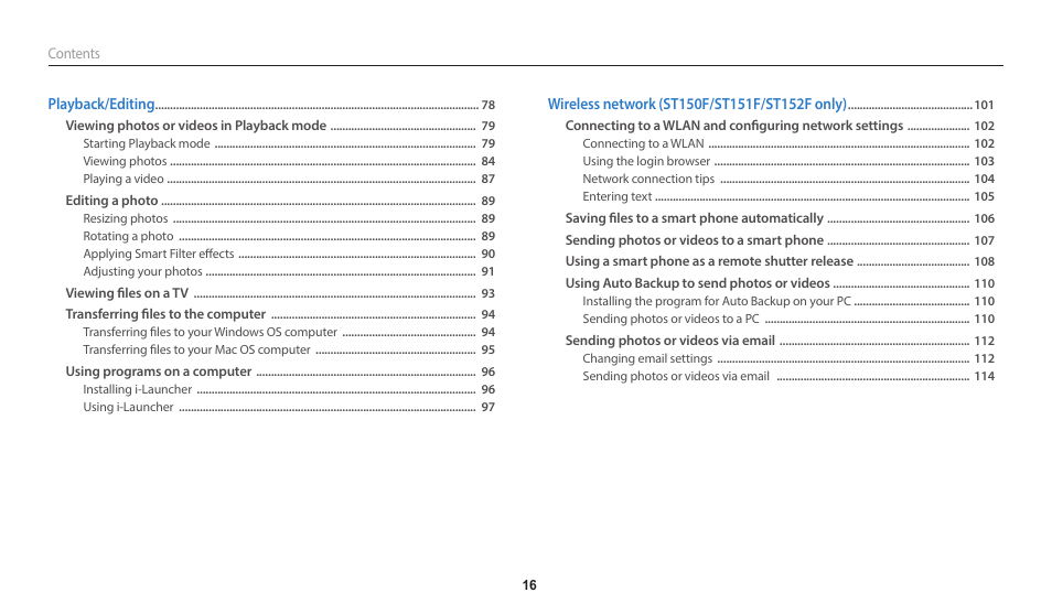 Samsung EC-ST150FBPWPY User Manual | Page 17 / 155