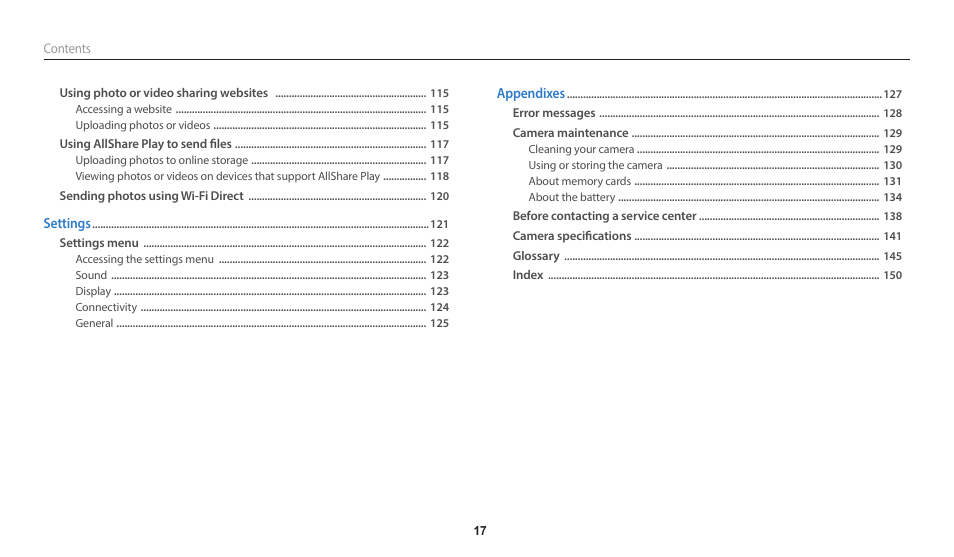 Samsung EC-ST150FBPWPY User Manual | Page 18 / 155