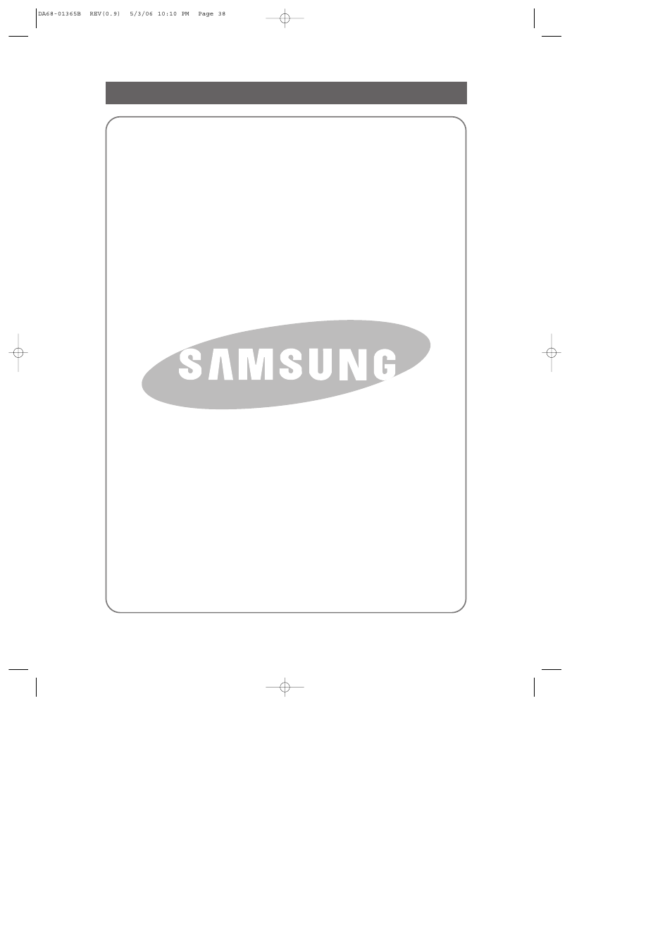 Samsung RS2623SL-XAA User Manual | Page 38 / 40