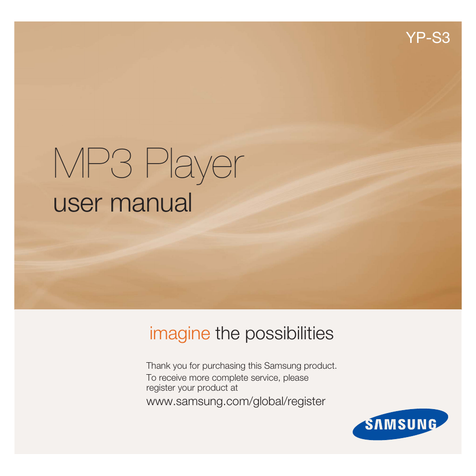 Samsung YP-S3JARY-XAA User Manual | 92 pages