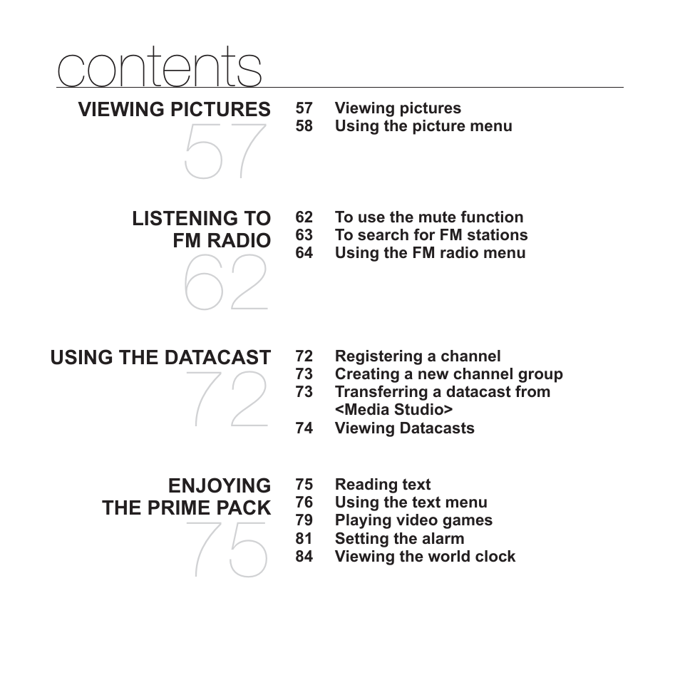 Samsung YP-S3JARY-XAA User Manual | Page 8 / 92