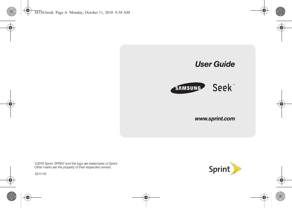 Samsung SPH-M350ZRXSPR User Manual | 192 pages