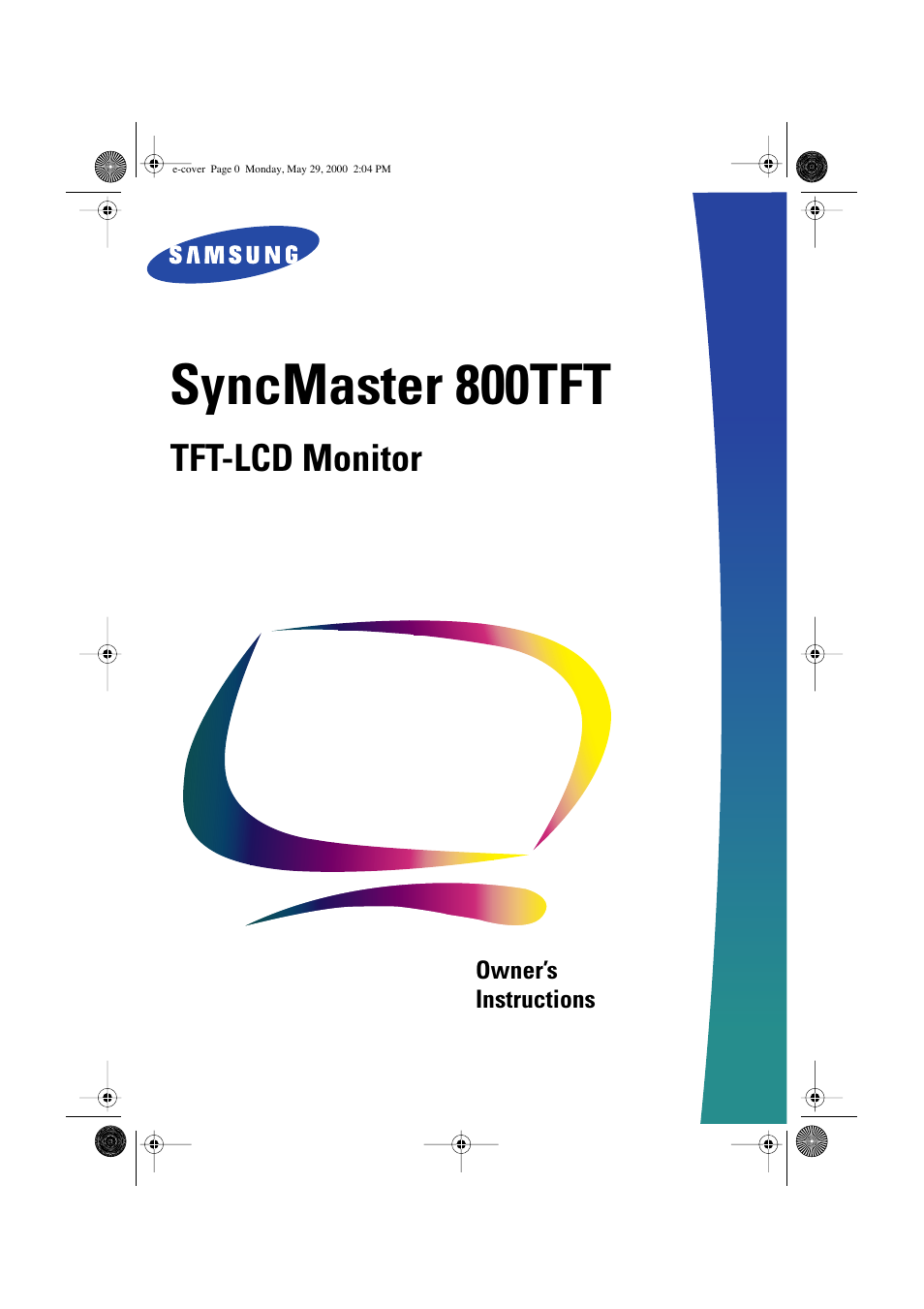 Samsung LSA800SN-XAA User Manual | 26 pages