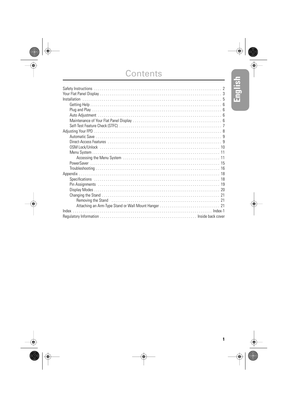 Samsung LSA800SN-XAA User Manual | Page 3 / 26
