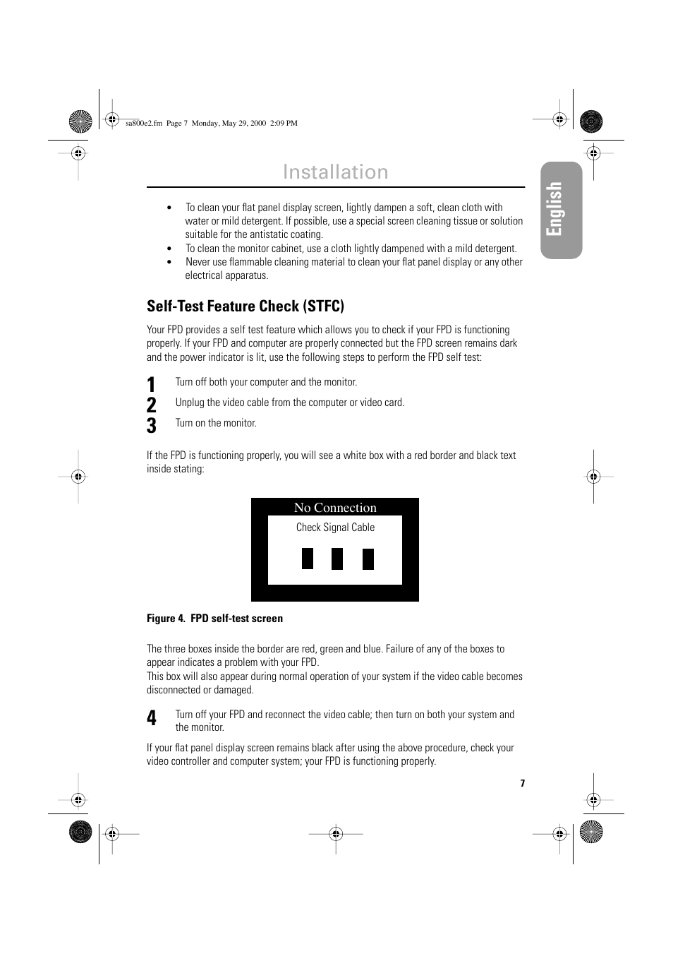 Installation | Samsung LSA800SN-XAA User Manual | Page 9 / 26