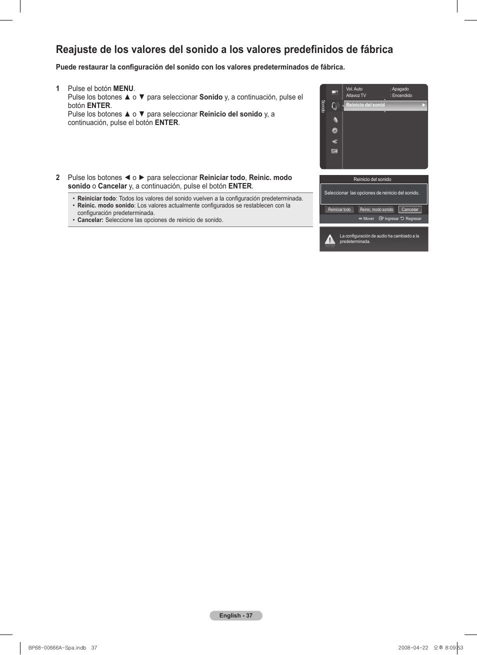Samsung HL67A510J1FXZA User Manual | Page 119 / 157