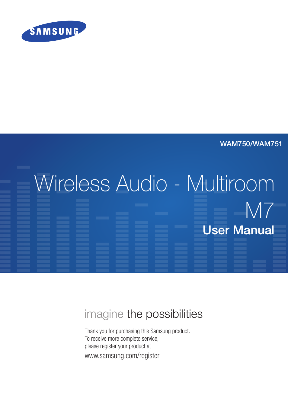 Samsung WAM751-ZA User Manual | 78 pages