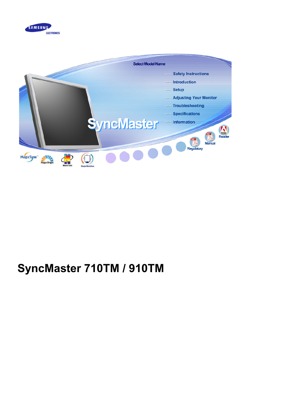 Samsung MJ17MSTBV User Manual | 96 pages