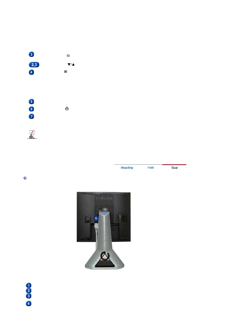Rear | Samsung MJ17MSTBV User Manual | Page 12 / 96