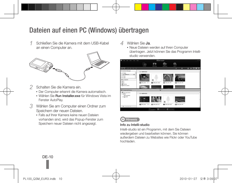 Dateien auf einen pc (windows) übertragen | Samsung EC-PL100ZBPBPY User Manual | Page 20 / 144