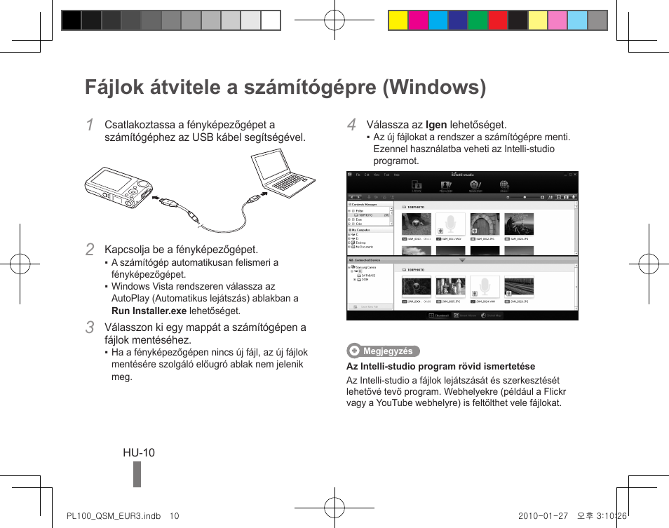 Fájlok átvitele a számítógépre (windows) | Samsung EC-PL100ZBPBPY User Manual | Page 80 / 144