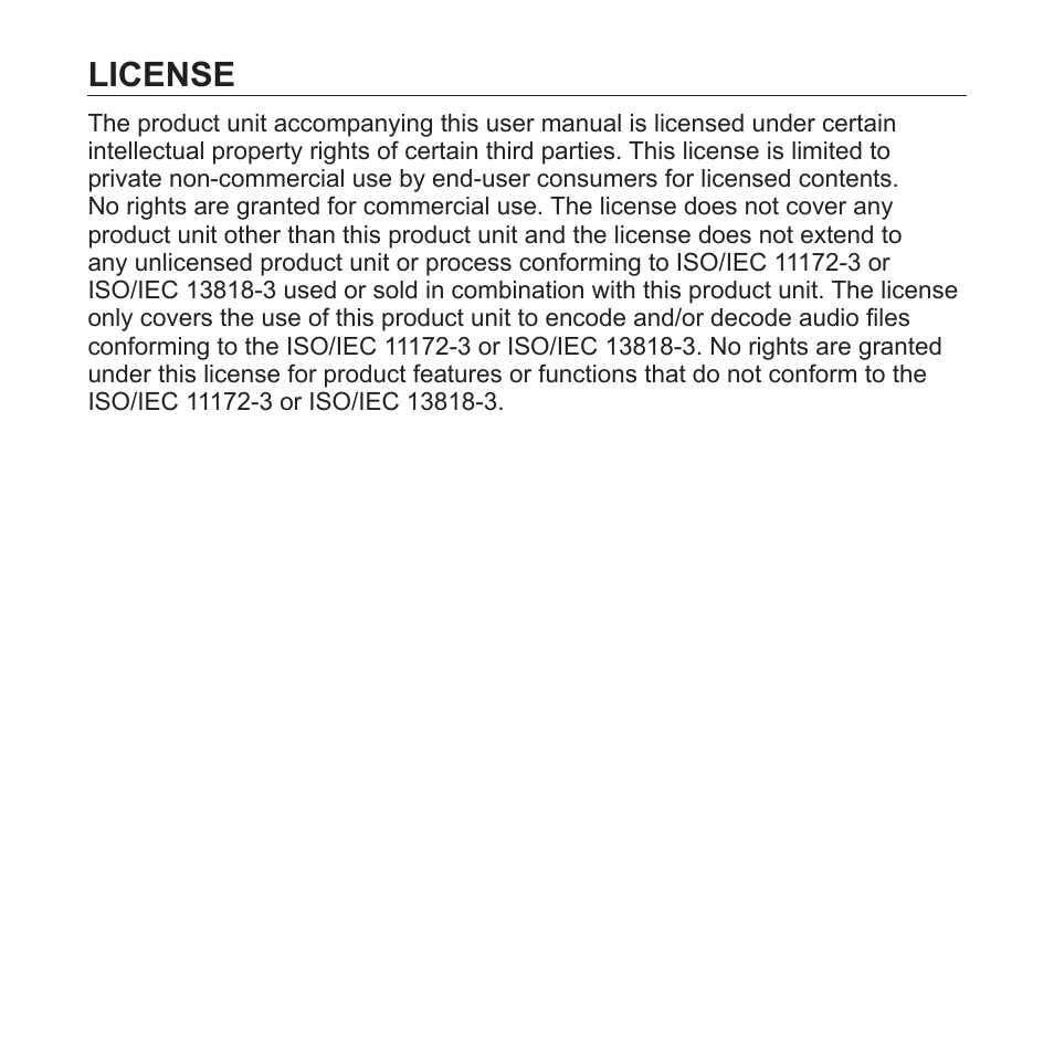 License | Samsung YP-U3JQL-XAA User Manual | Page 62 / 64