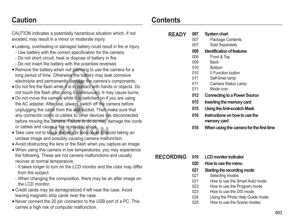 Samsung EC-SL605ZBPBUS User Manual | Page 4 / 99