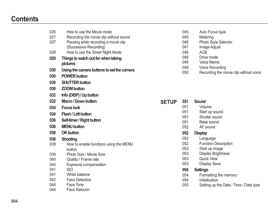 Samsung EC-SL605ZBPBUS User Manual | Page 5 / 99