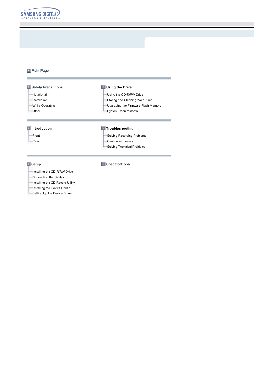 Samsung SW-248BRNS User Manual | 18 pages