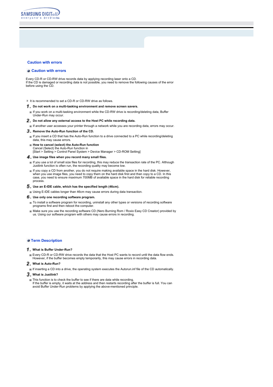 Troubleshooting | Samsung SW-248BRNS User Manual | Page 15 / 18