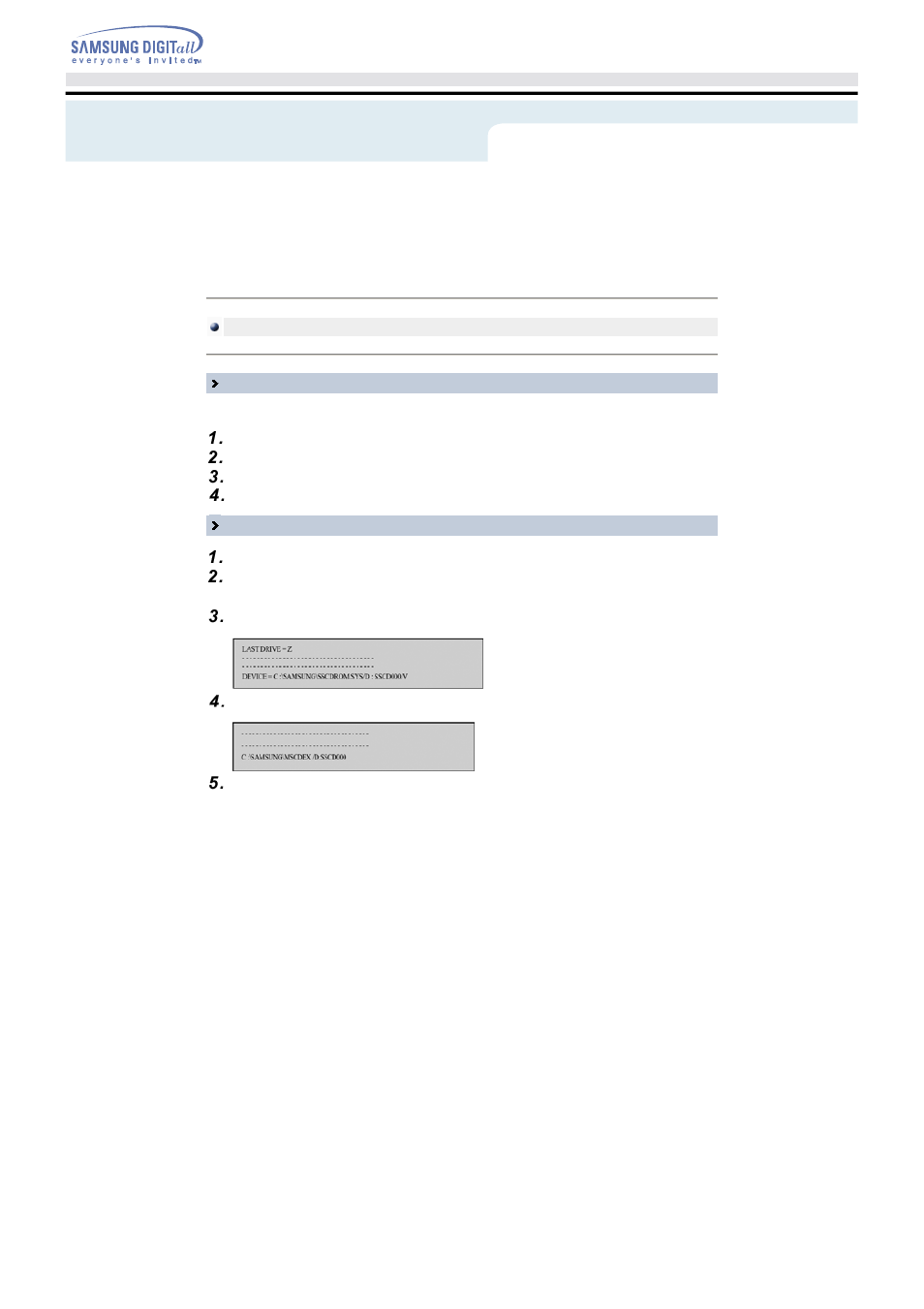 Setup | Samsung TS-H492A-WBGH User Manual | Page 15 / 24