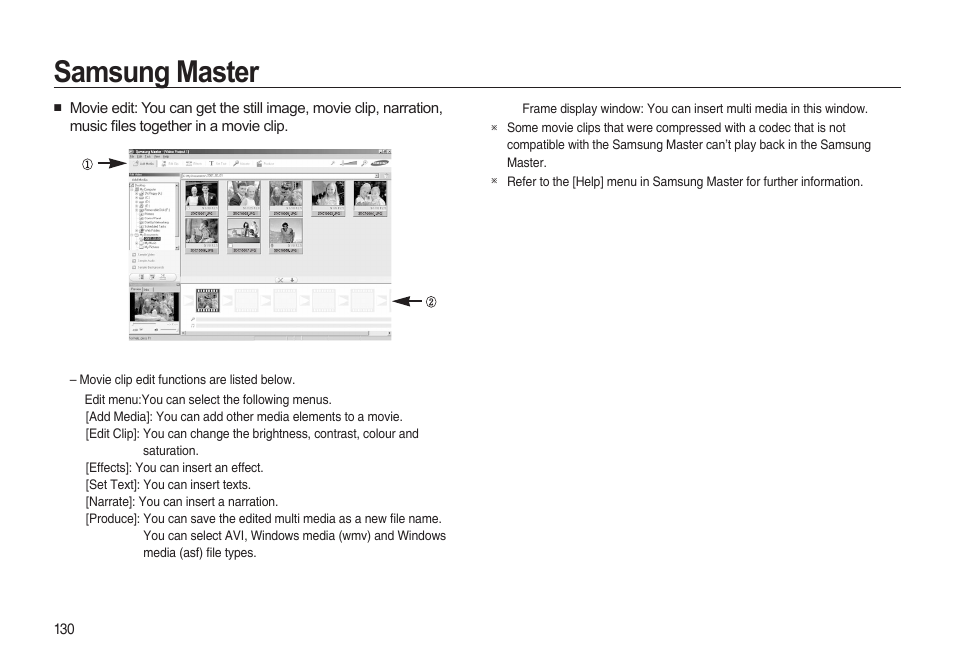 Samsung master | Samsung i8 (User Manual) User Manual | Page 131 / 136