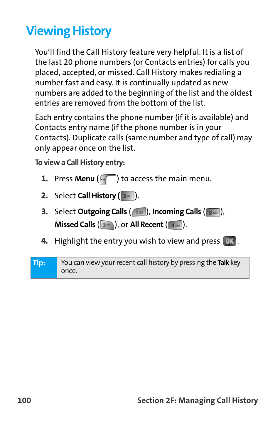 Viewing history | Samsung SPH-A880TSAQST User Manual | Page 108 / 259