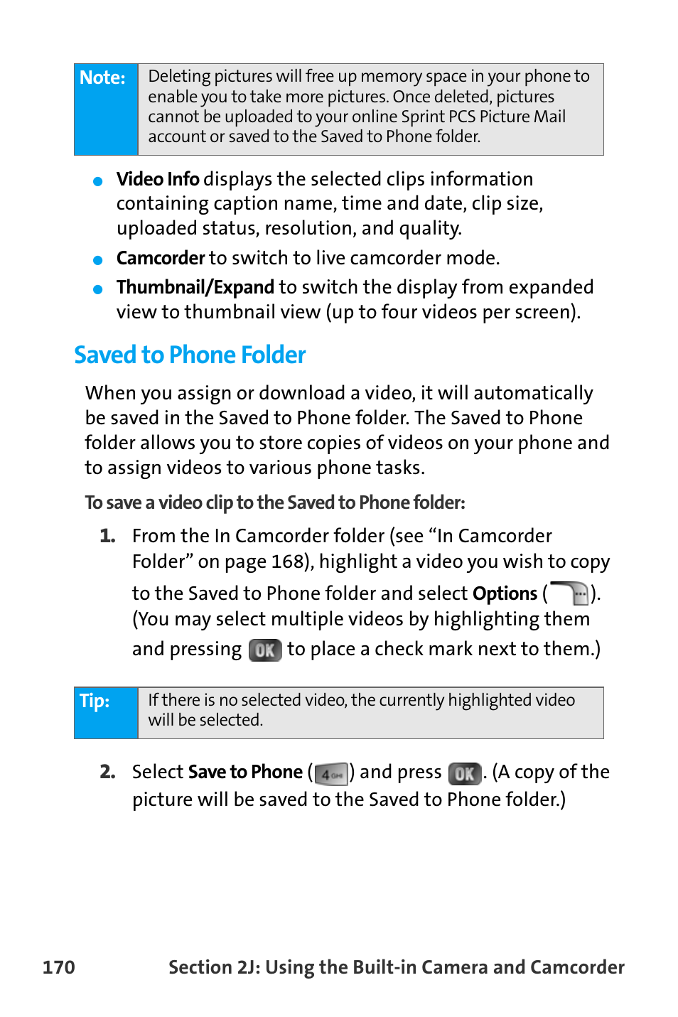 Saved to phone folder | Samsung SPH-A880TSAQST User Manual | Page 178 / 259