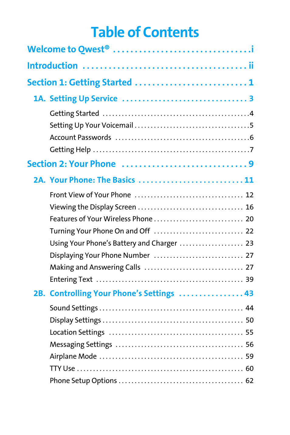 Samsung SPH-A880TSAQST User Manual | Page 3 / 259