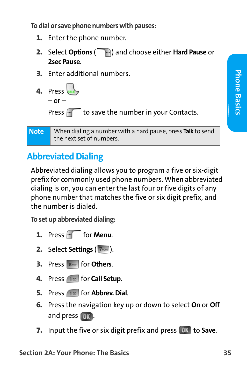 Abbreviated dialing | Samsung SPH-A880TSAQST User Manual | Page 43 / 259
