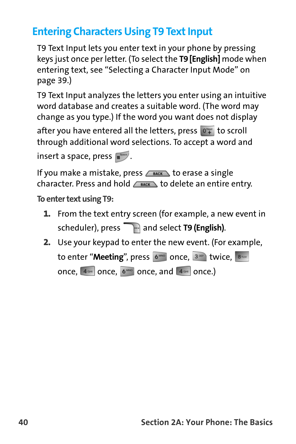 Entering characters using t9 text input | Samsung SPH-A880TSAQST User Manual | Page 48 / 259