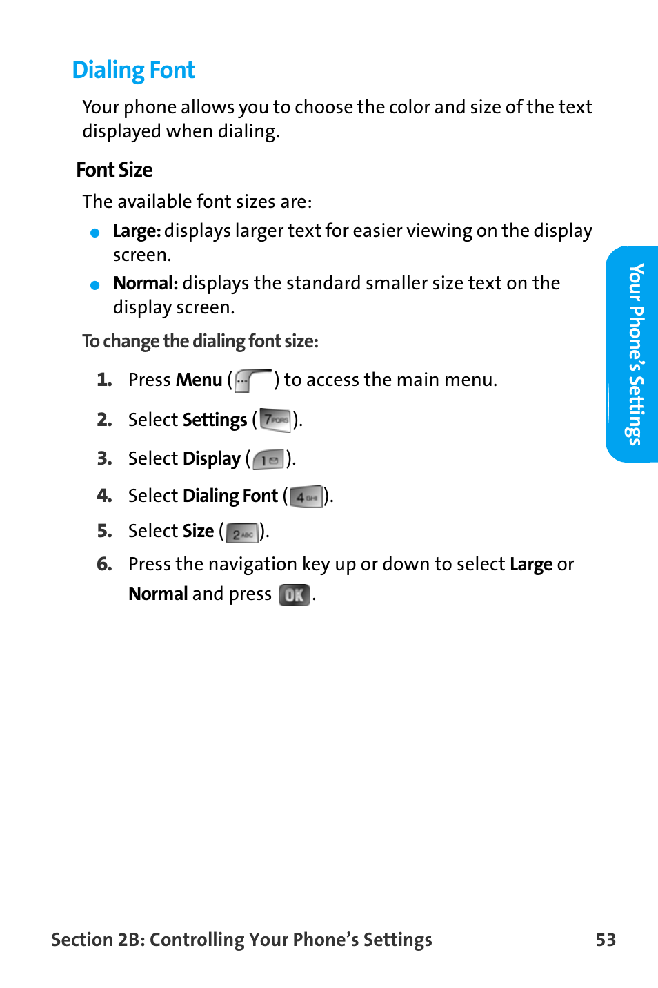 Dialing font | Samsung SPH-A880TSAQST User Manual | Page 61 / 259