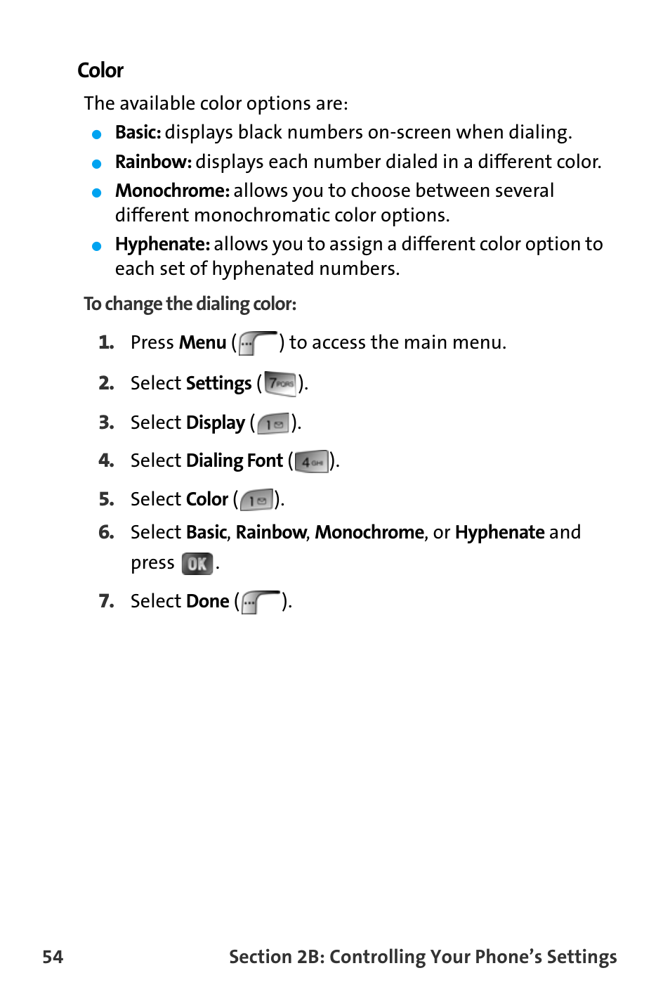 Color | Samsung SPH-A880TSAQST User Manual | Page 62 / 259