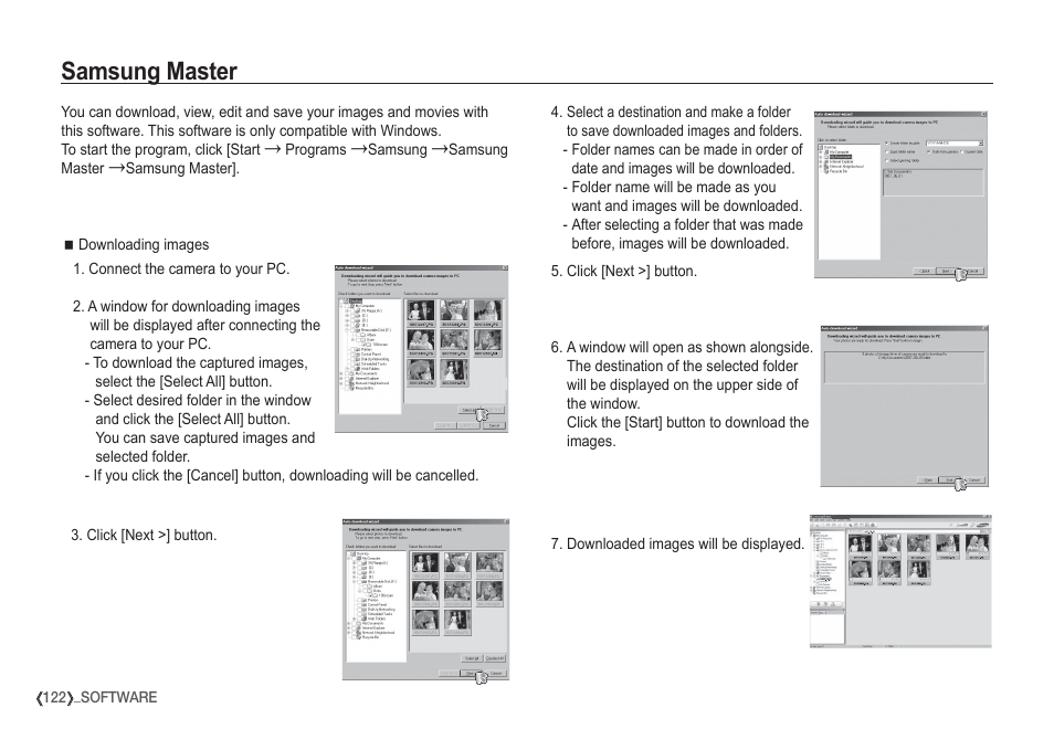Samsung master | Samsung I80 User Manual | Page 123 / 132