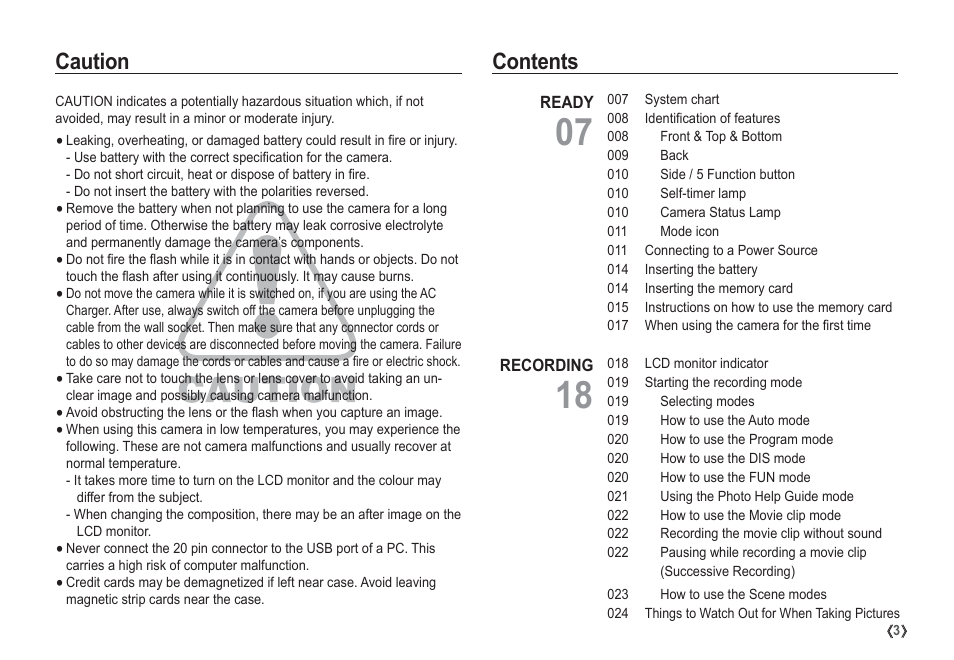 Samsung I80 User Manual | Page 4 / 132