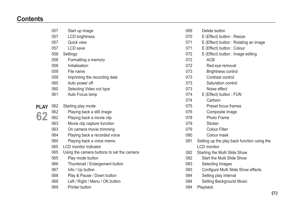 Samsung I80 User Manual | Page 6 / 132