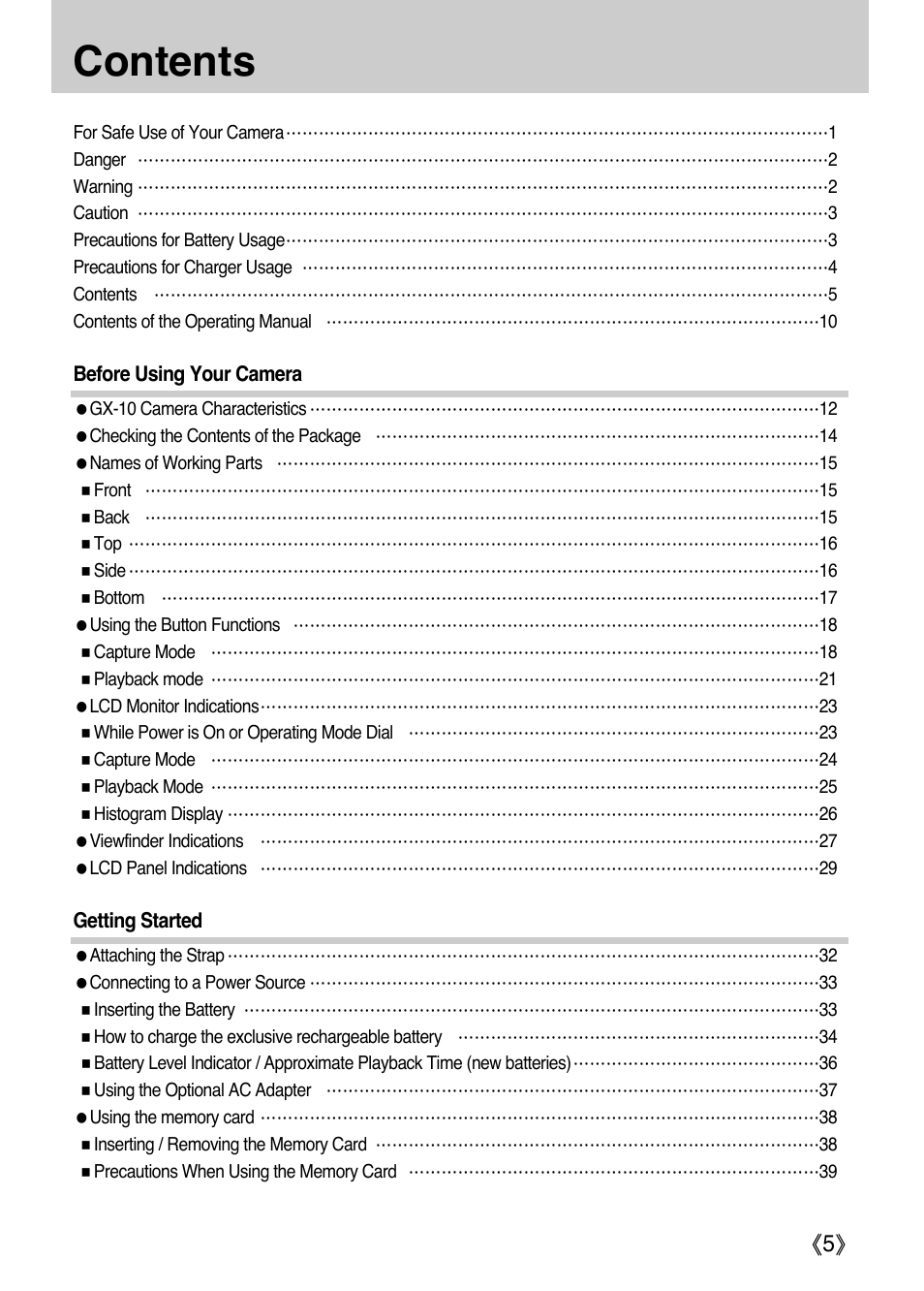 Samsung Digital Camera (empowered to achieve) User Manual | Page 6 / 262