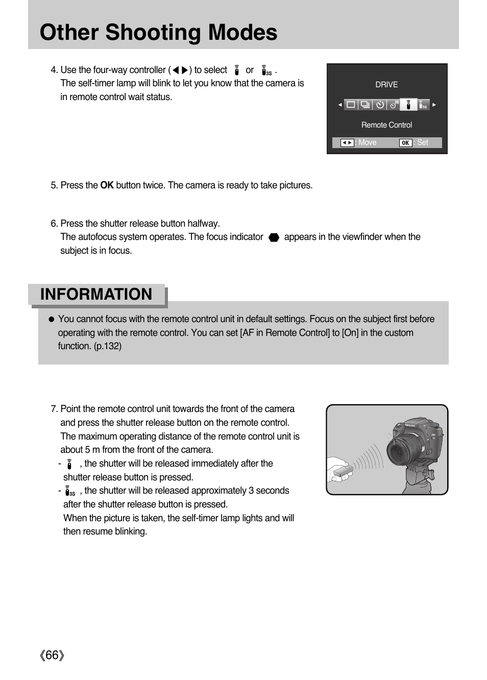 Other shooting modes, Information, Ŝ66ş | Samsung Digital Camera (empowered to achieve) User Manual | Page 67 / 262