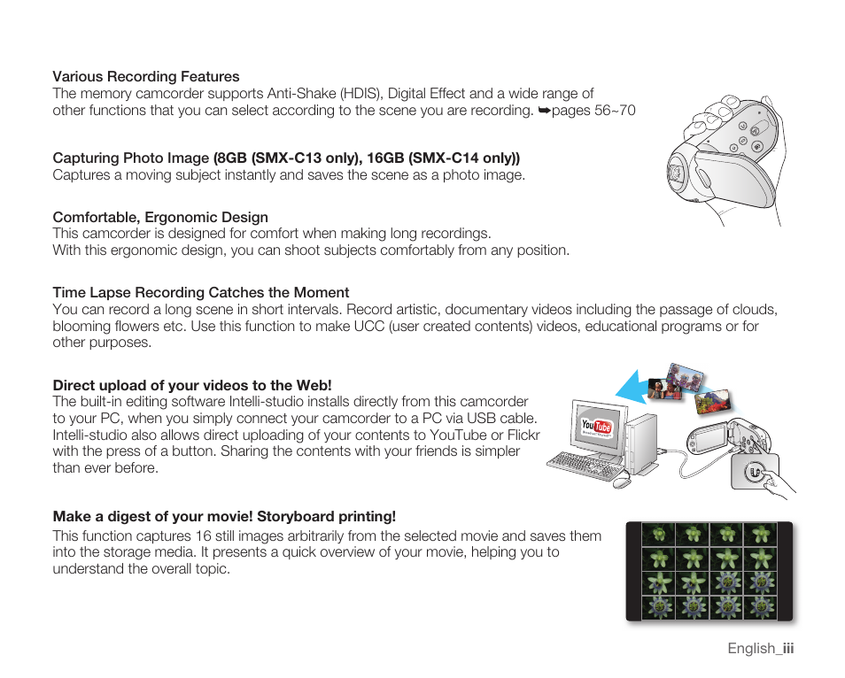 Samsung SMX-C10RN-XAC User Manual | Page 3 / 143