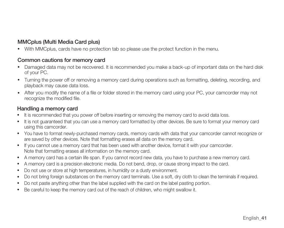Samsung SMX-C10RN-XAC User Manual | Page 55 / 143