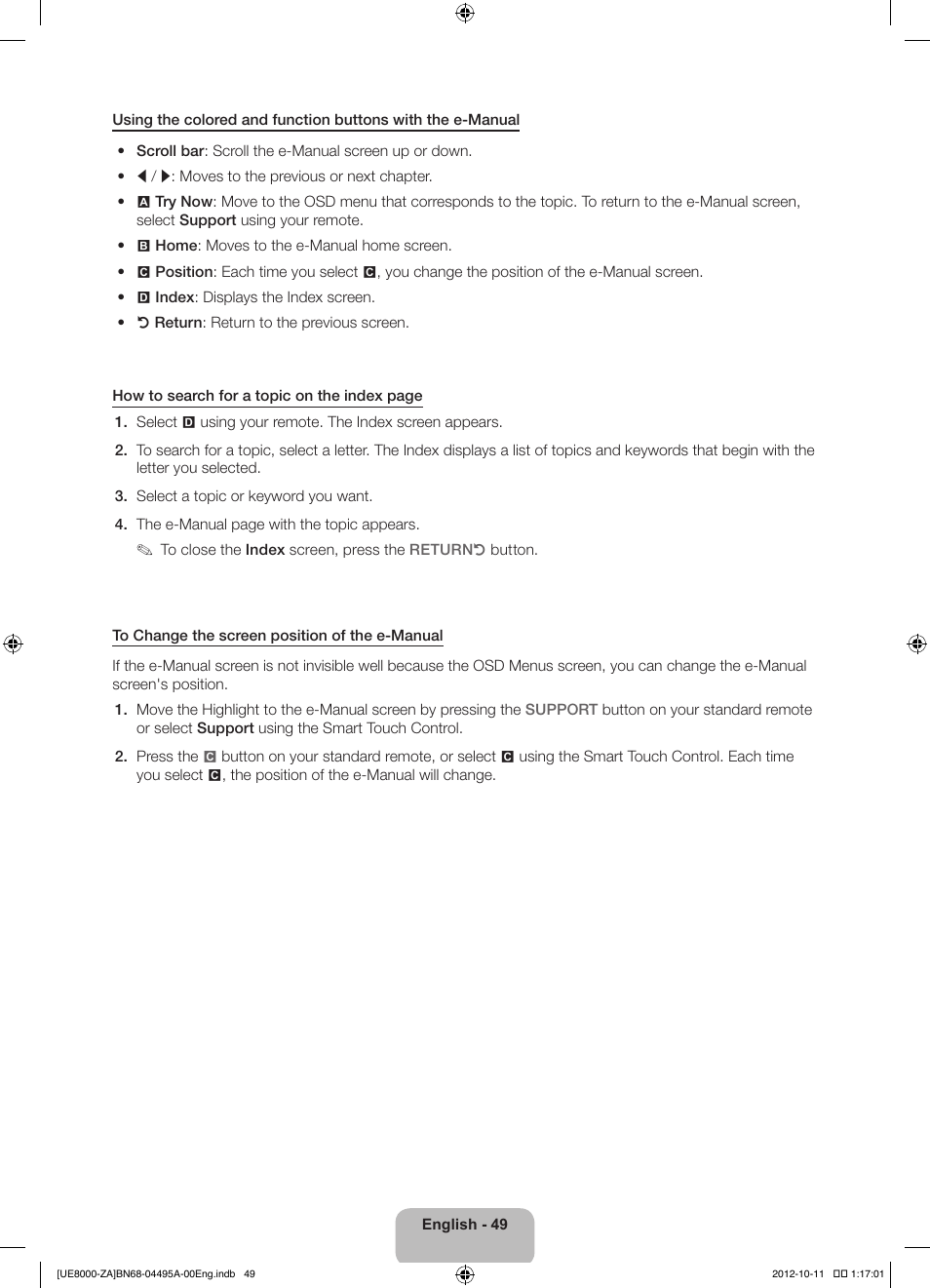 Samsung UN55ES8000FXZA User Manual | Page 49 / 63