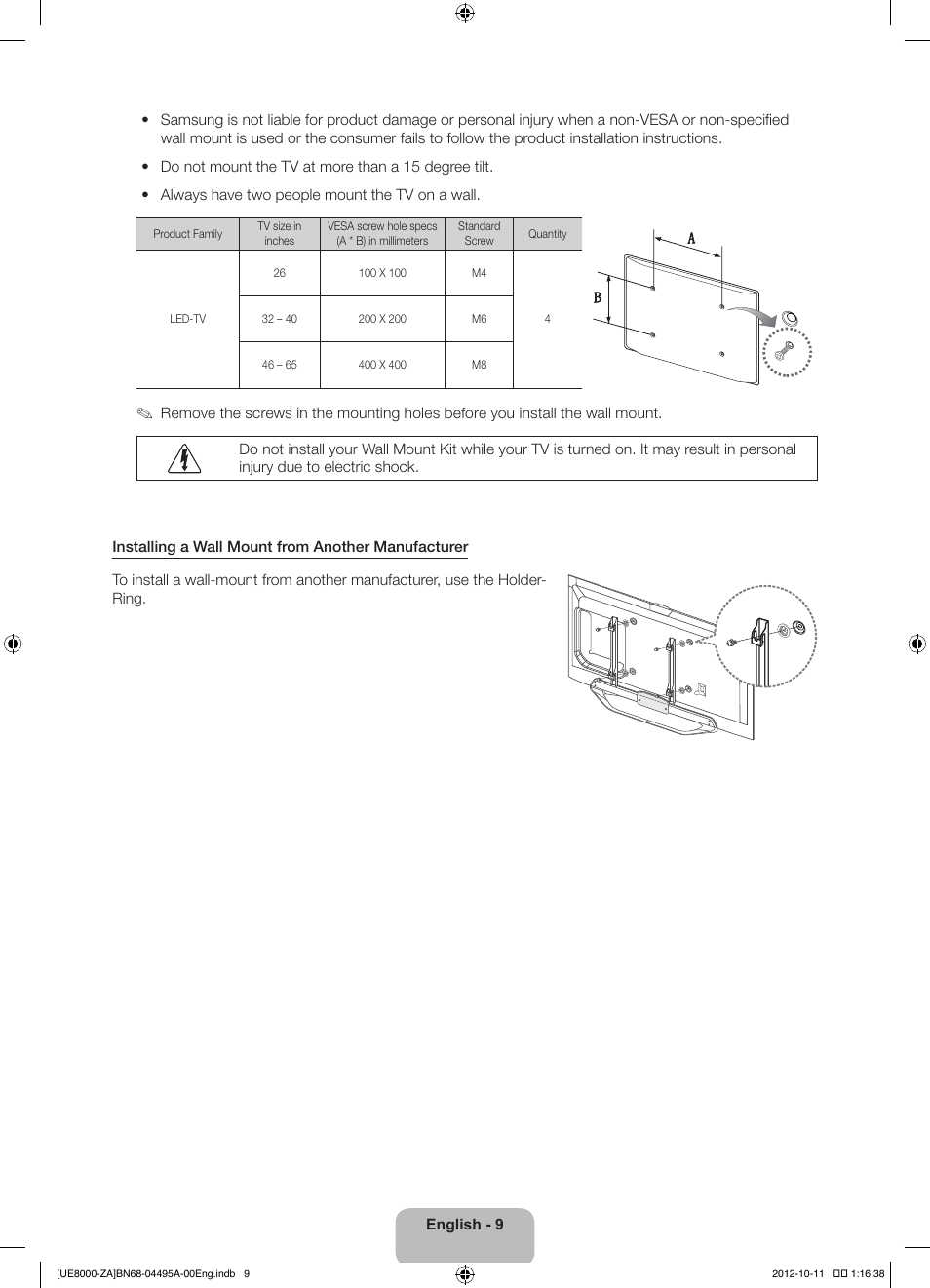 Samsung UN55ES8000FXZA User Manual | Page 9 / 63