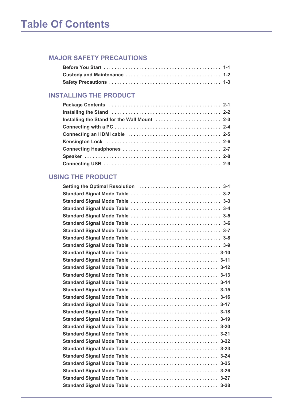 Samsung LS23X3HKFY-ZA User Manual | Page 2 / 200